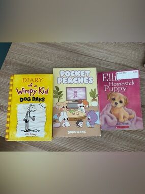 Jeff Kinney Signed Diary Of A Wimpy Kid #5 Dog Days Hardcover Book RAD